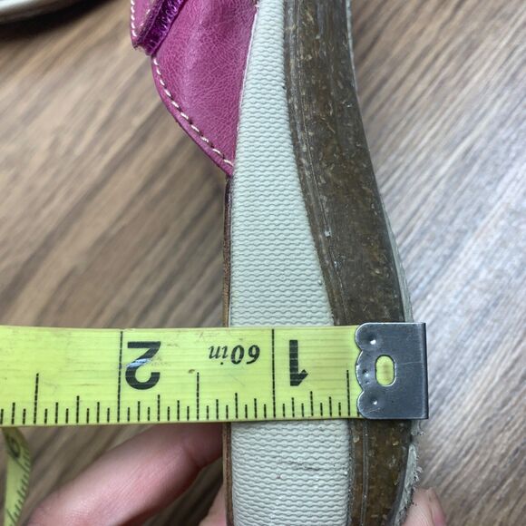 Clarks Women's Collection Comfort 9M Flip Flops Pink  Adjustable Thong Sandals - Picture 11 of 11